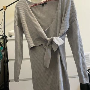 Guess wrap sweater dress